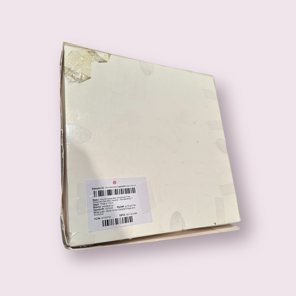 Elegant Black and White Set of 49 Mini Round Glass Ornaments Target Brand - Picture 8 of 11